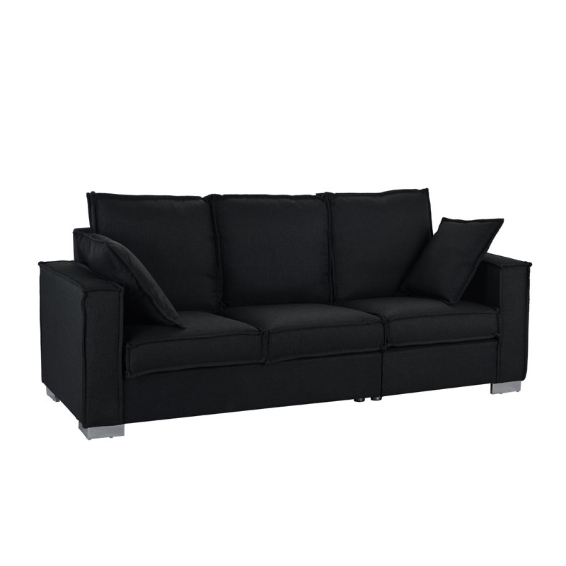 Orren Ellis Cary Modern Fabric Sofa Wayfair